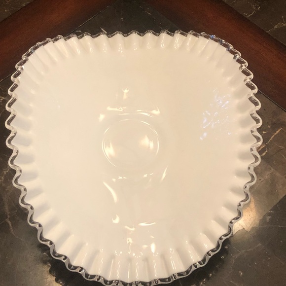 Fenton Silver Crest Serving Bowl - Picture 3 of 9